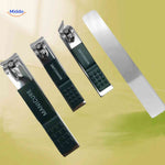 Professional Clipora manicure set including nail file and all accessories.