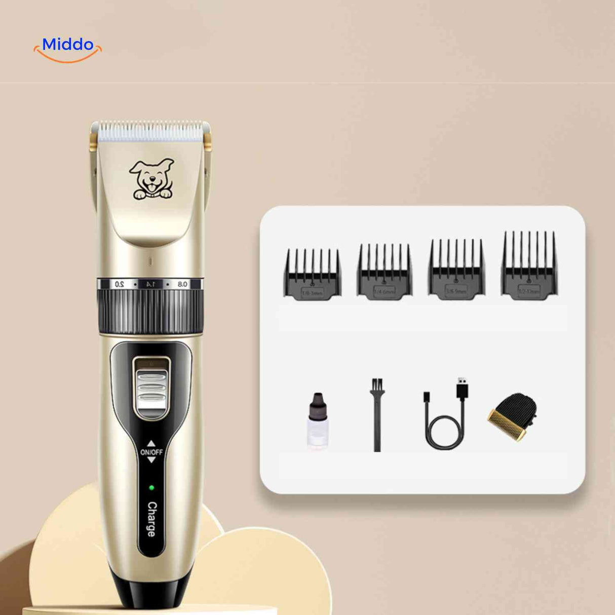 FurEase professional dog and cat grooming kit with all accessories.