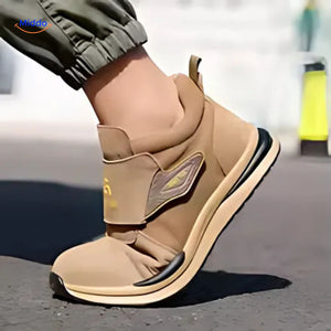 ProGuard steel toe work shoes offering anti-slip protection and lightweight support.