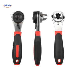 ProTool adjustable ratchet wrench set providing versatility for multiple job types.