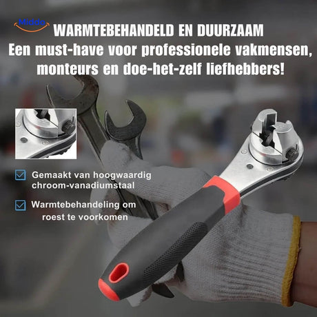 ProTool adjustable pliers with complete set of multifunctional accessories.