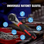 ProTool ratchet tool featuring multiple head options for different fastener sizes.