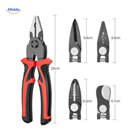 ProTool versatile 6-in-1 tool set for cutting, stripping, and crimping tasks.