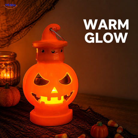 PumpkinGlow™ Witch Hat Warm Glow Halloween pumpkin lantern