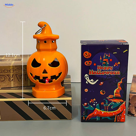PumpkinGlow™ Witch Hat — Multicolor handheld Halloween lantern