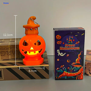 PumpkinGlow™ Witch Hat — Warm Glow handheld Halloween lantern
