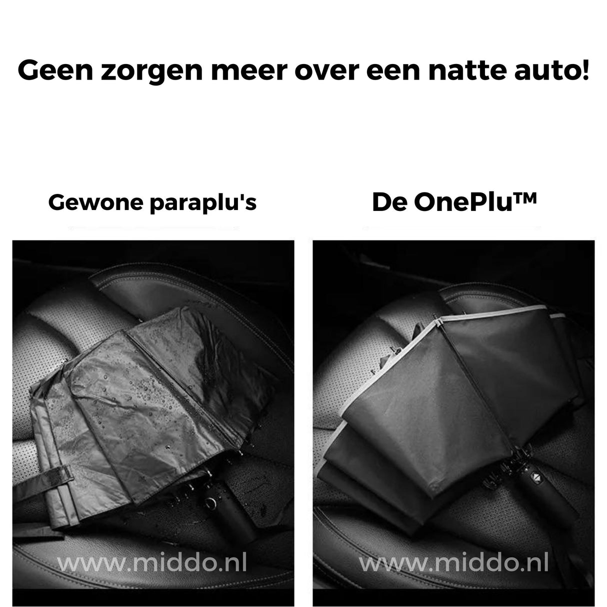 OnePlu reflective umbrella in use at night with lighting for safety.