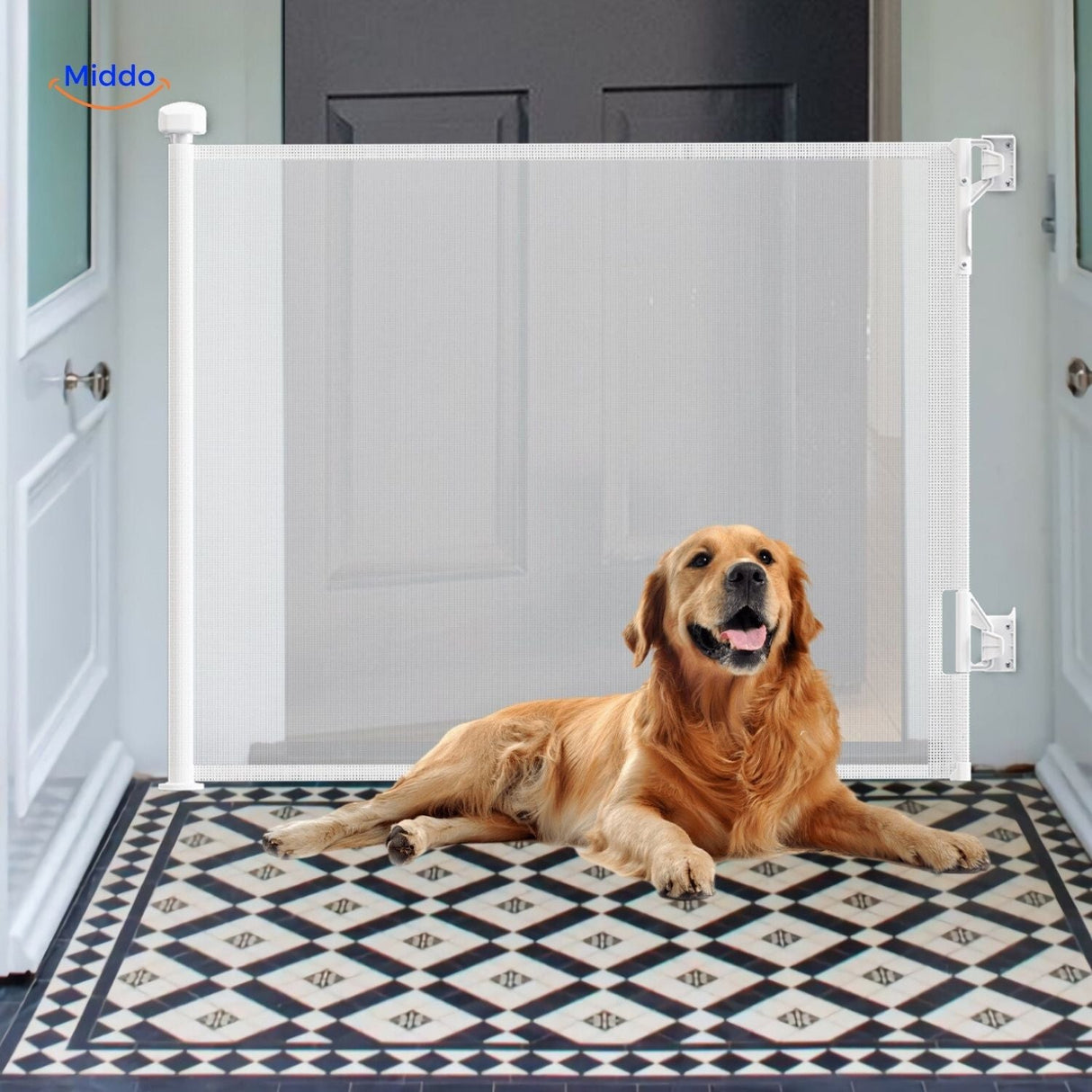 SafeGuard gate creating a secure baby-safe barrier partition in home.