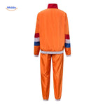 Two-piece retro tracksuit casual style combination.
