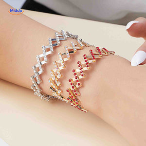 2-in-1 ring and bracelet set in various color options displayed together.