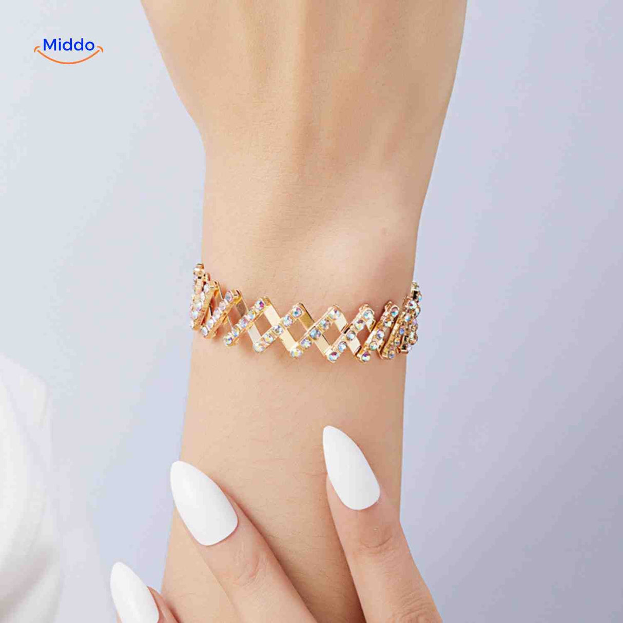 Complete ring and bracelet set in gold, silver, red, and multicolor variations.