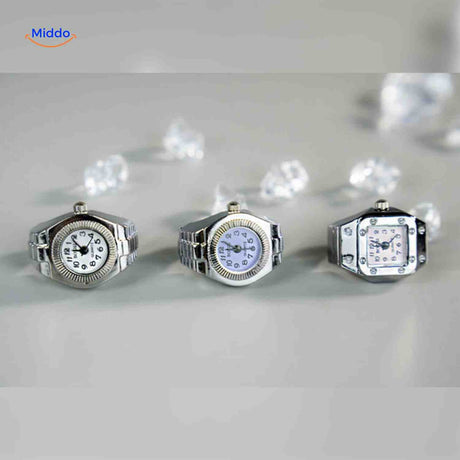 Ring watch mini set with classic design in curated collection.