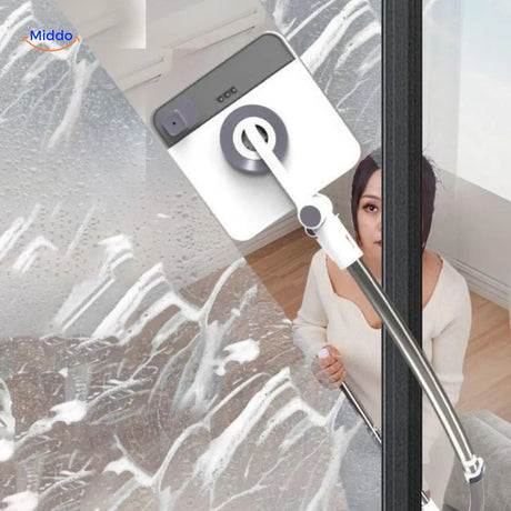 Safe double-sided magnetic window cleaner designed for effortless and secure window maintenance.