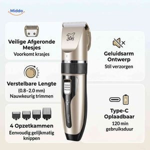 FurEase with safe rounded blades, quiet operation, and USB rechargeable design.