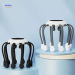Portable electric scalp massager displayed in two available color variants side by side