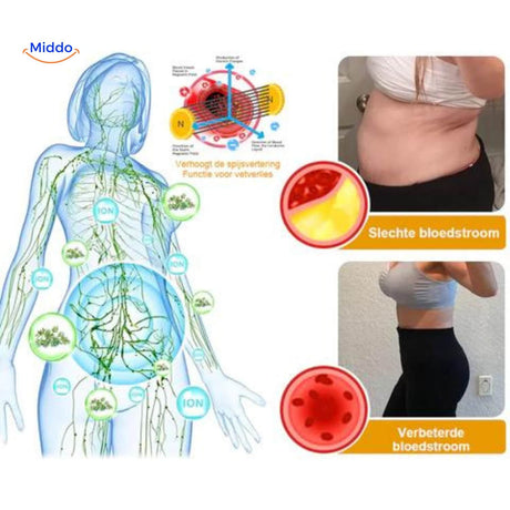 Heat mapping visualization of fat reduction process with ion fiber shaping shorts technology.
