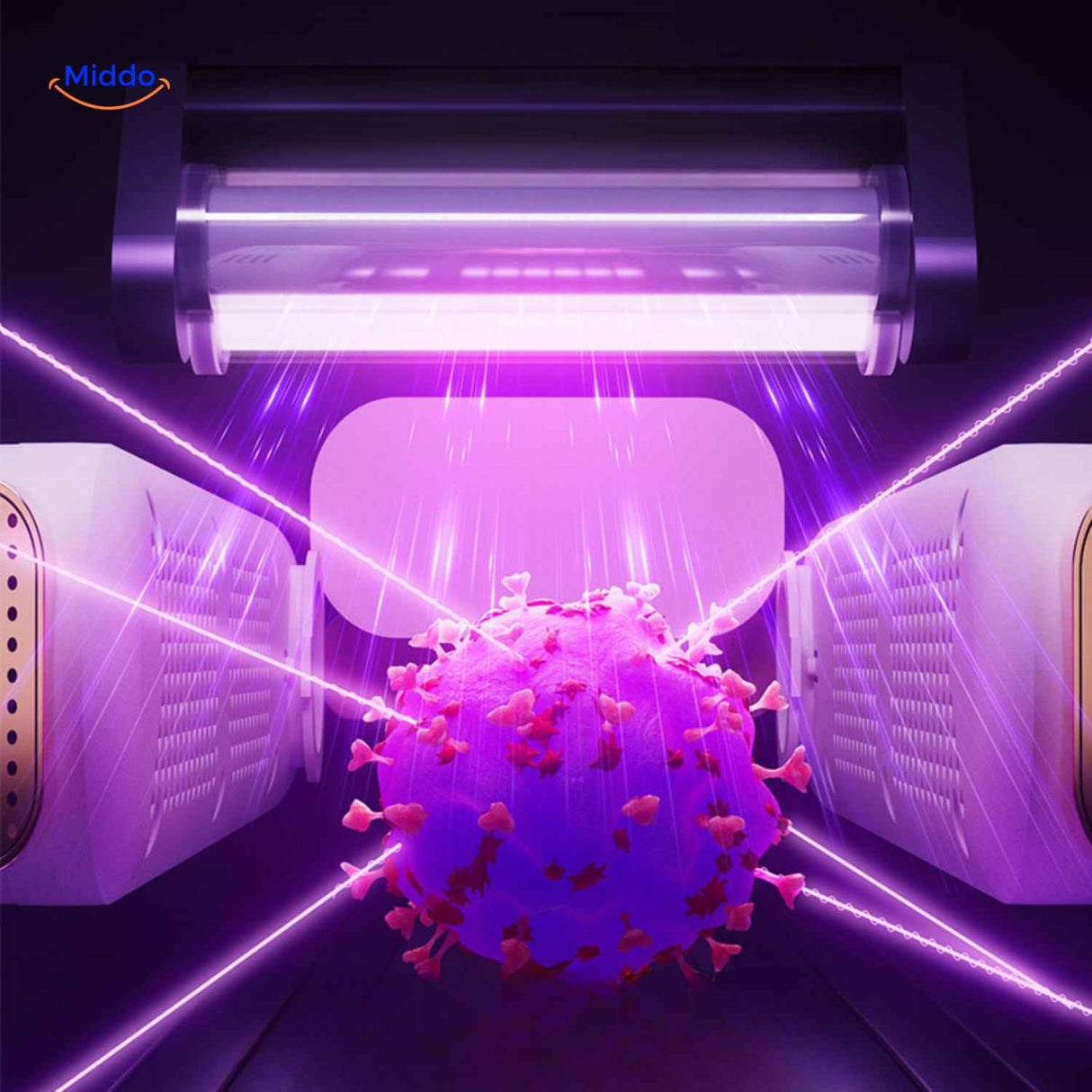 Shoe dryer with UV sterilization to eliminate bacteria and odor.