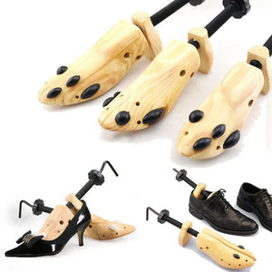 Shoe stretchers work on flats, heels, sneakers, and dress shoes.