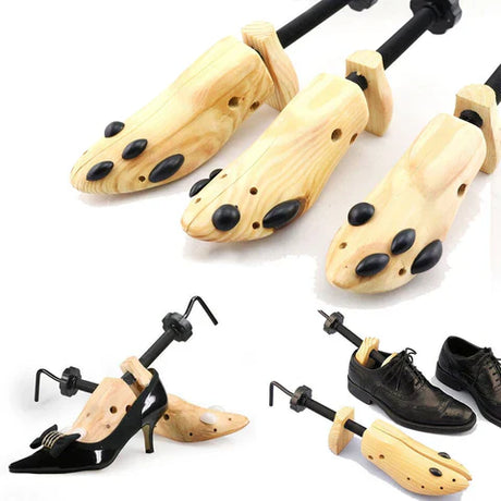 Shoe stretchers work on flats, heels, sneakers, and dress shoes.