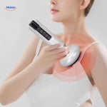 Electric shoulder massager with intensity adjustment for targeted neck and shoulder relief.