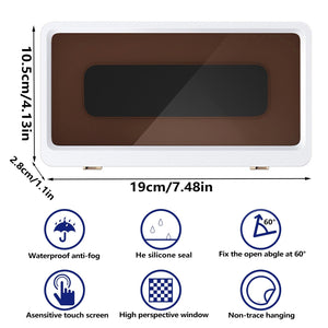 Waterproof phone holder dimensions and specification measurements for compatibility.