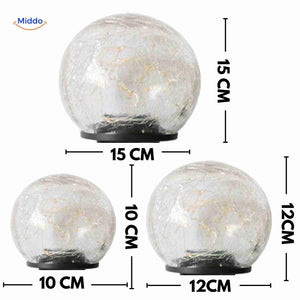 LED globe lamp size and dimension specifications overview.