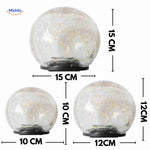 LED globe lamp size and dimension specifications overview.