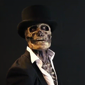 Realistic Halloween Skeleton Mask