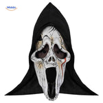 Skull-inspired horror mask with classic Scream design.
