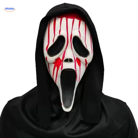 Skullora EVA Dripping Blood Mask variant with bright red drips