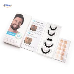 Sleep strips and nasal dilator kit for deeper, more restful nights.
