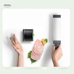 Slicora compact meat slicer with ergonomic handle for safe, comfortable operation.