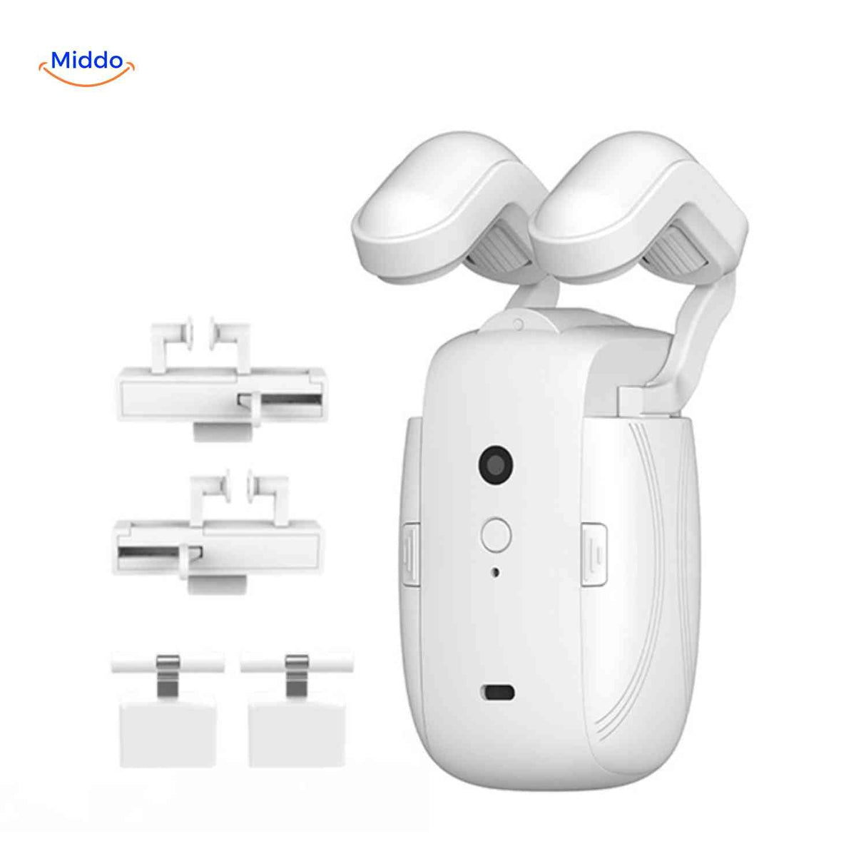 Smart motor with universal rail adapters for multiple installation types.
