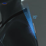 Smart posture corrector with 15-degree angle support for optimal neck alignment.
