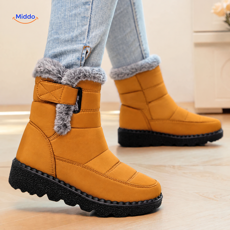 Snowboots – Ochre yellow