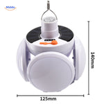 SolarFOLD bright LED outdoor lamp delivering powerful illumination for any outdoor environment.
