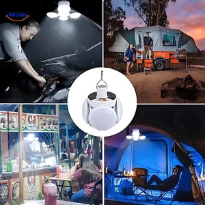SolarFOLD™ LED Outdoor Lamp | Portable, USB-Rechargeable & Energy-Saving