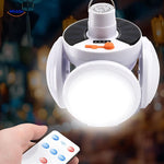 SolarFOLD travel-ready portable LED lamp ideal for hiking, camping, and outdoor adventures.
