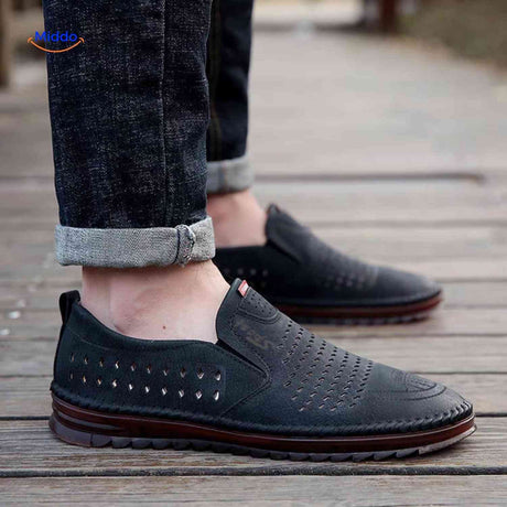 Brown Solura loafers casual design showcasing comfortable slip-on construction.