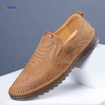 White Solura loafers with breathable construction ideal for summer wear.