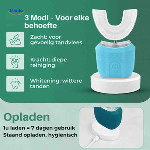 Sonic electric toothbrush with three cleaning modes for deep cleaning and whitening.