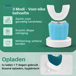 Sonic electric toothbrush with three cleaning modes for deep cleaning and whitening.