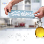 FrostSphere space-saving thin ice mold drawer designed to fit easily in any freezer.