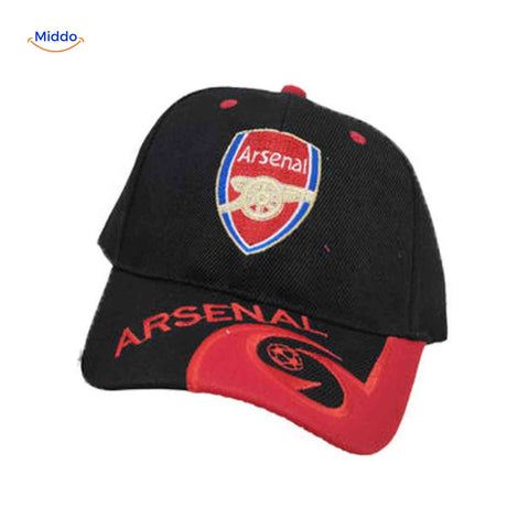 Sports cap with club logo, adjustable and comfortable fit.