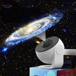 StarGlow projector lamp in white with elegant design and starry night projection.