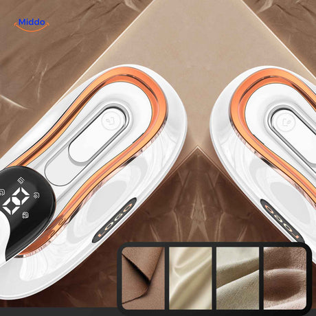 Versatile steam iron suitable for all fabric types, from cottons to synthetics.
