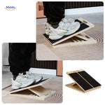 Versatile stretch board for daily use, balance training and flexibility improvement.