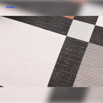 Close-up of decorative striped pattern and texture quality.