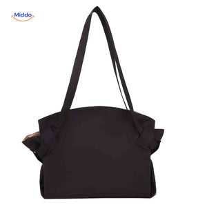 Stylish foldable women's shoulder bag with roomy spacious design.
