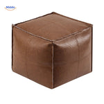 Quality craftsmanship and design evident in this leather tatami floor cushion.